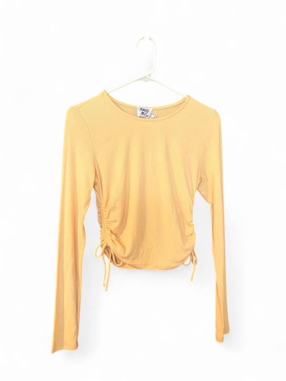 Princess Polly Butter Yellow Long Sleeve Shirt
